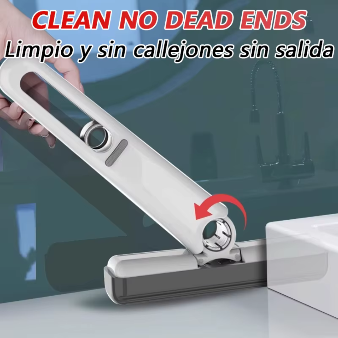 Mini Mopa Plegable con Sistema de Escurrido